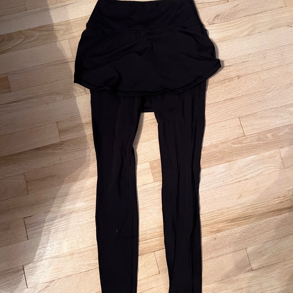 Athleta leggings w attached skirt